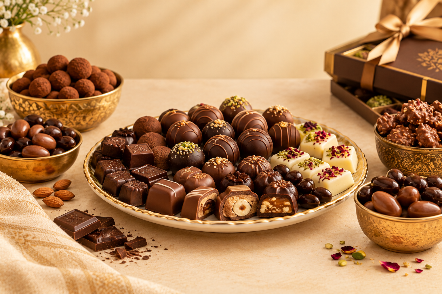 Handmade chocolates from Pris Kitchen
