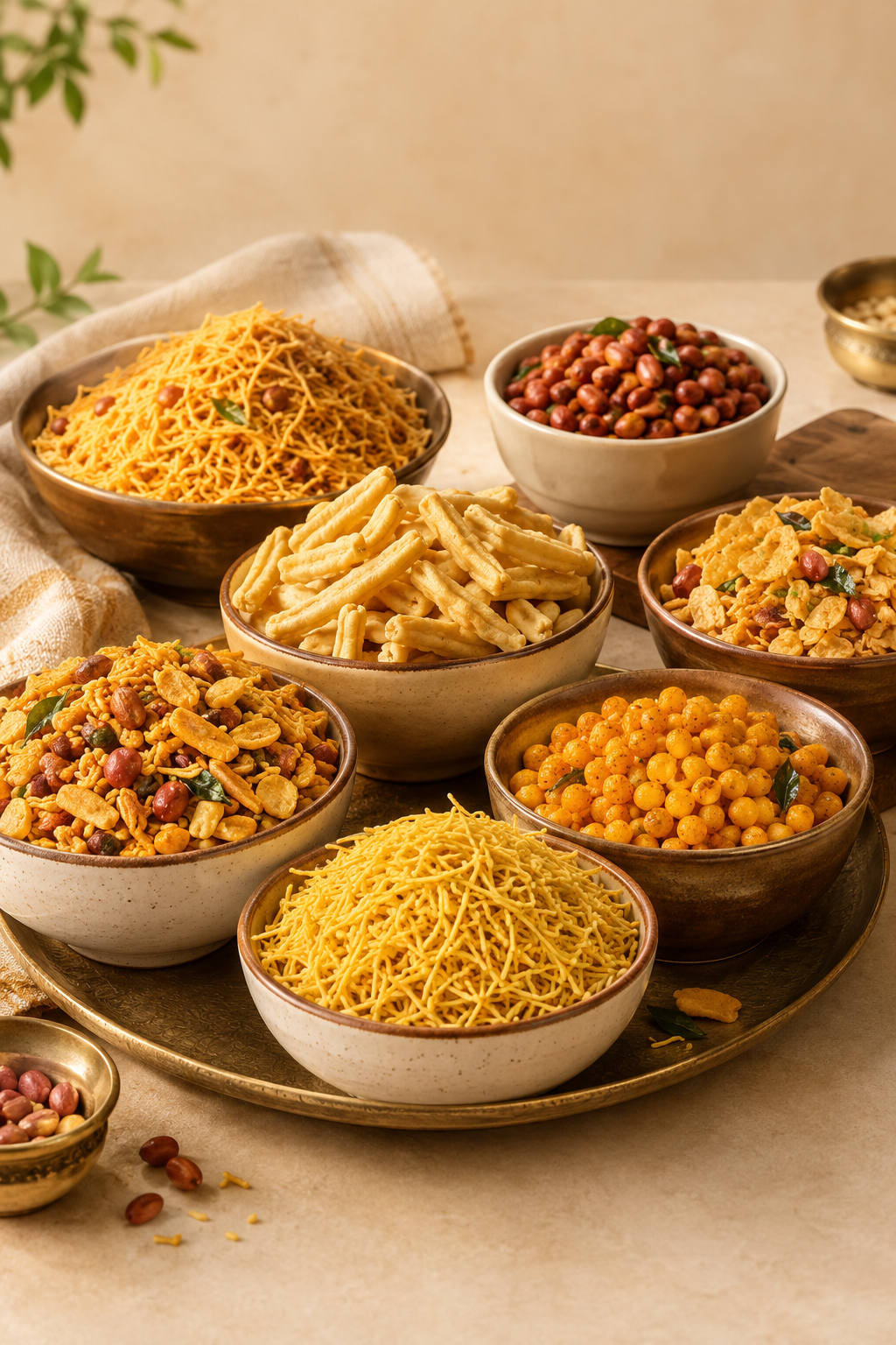 Savoury homemade namkeen from Pris Kitchen